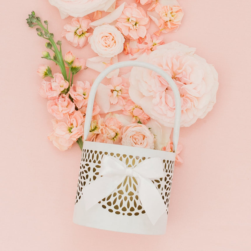 Flower Girl Baskets | Style Me Pretty