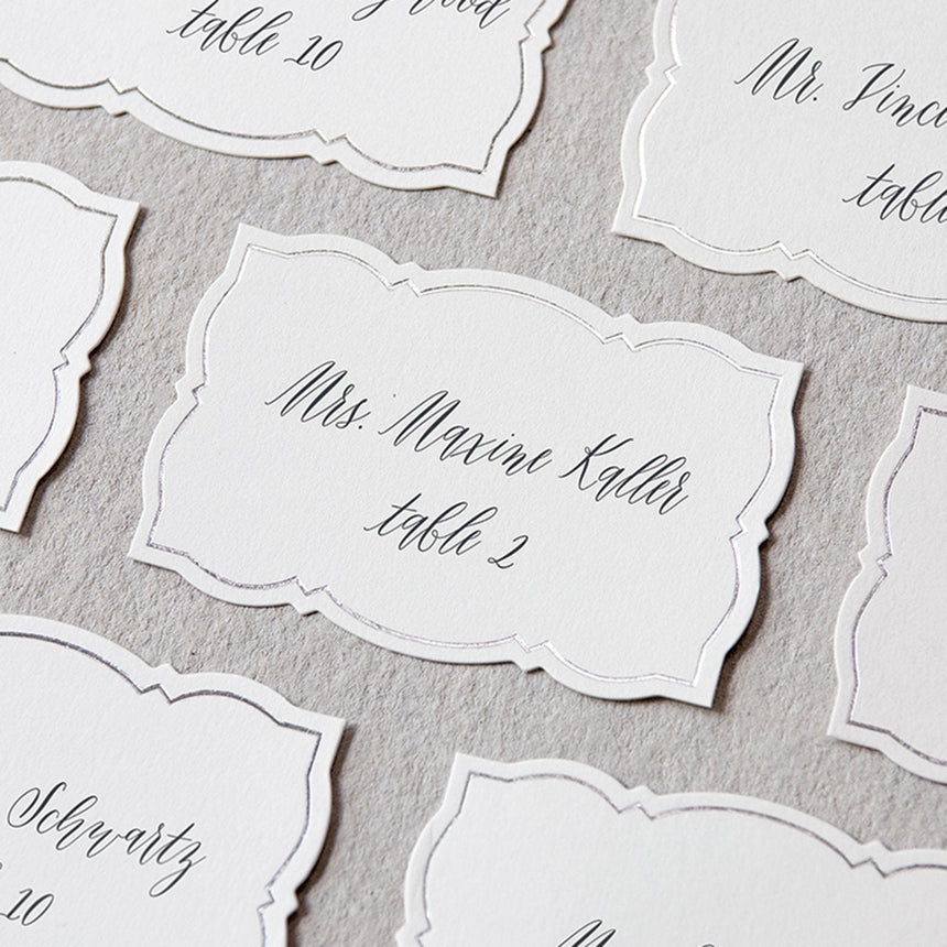 Ornate Border Place Cards - 50 Count Style Me Pretty Place Cards