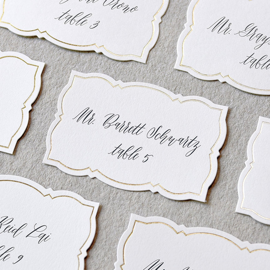 Ornate Border Place Cards - 50 Count Style Me Pretty Place Cards