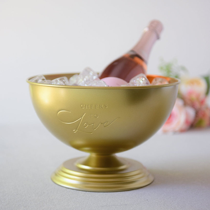 Gold Champagne Bucket Style Me Pretty Drinking Glass 34992