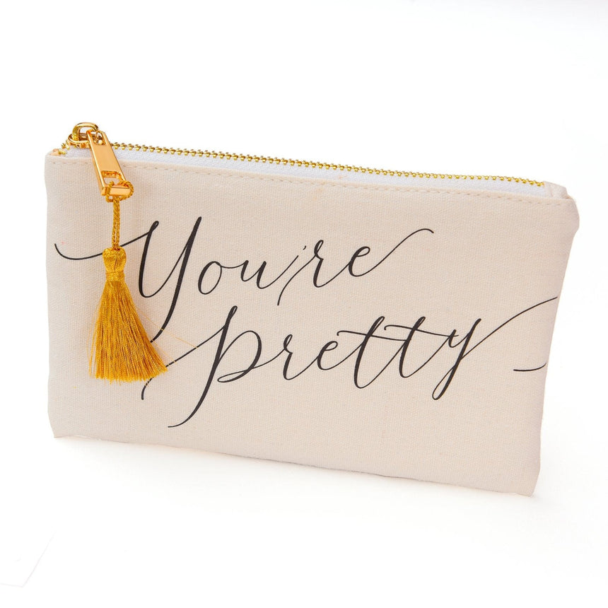 'You're Pretty' Makeup Bag Style Me Pretty Pouch 35068