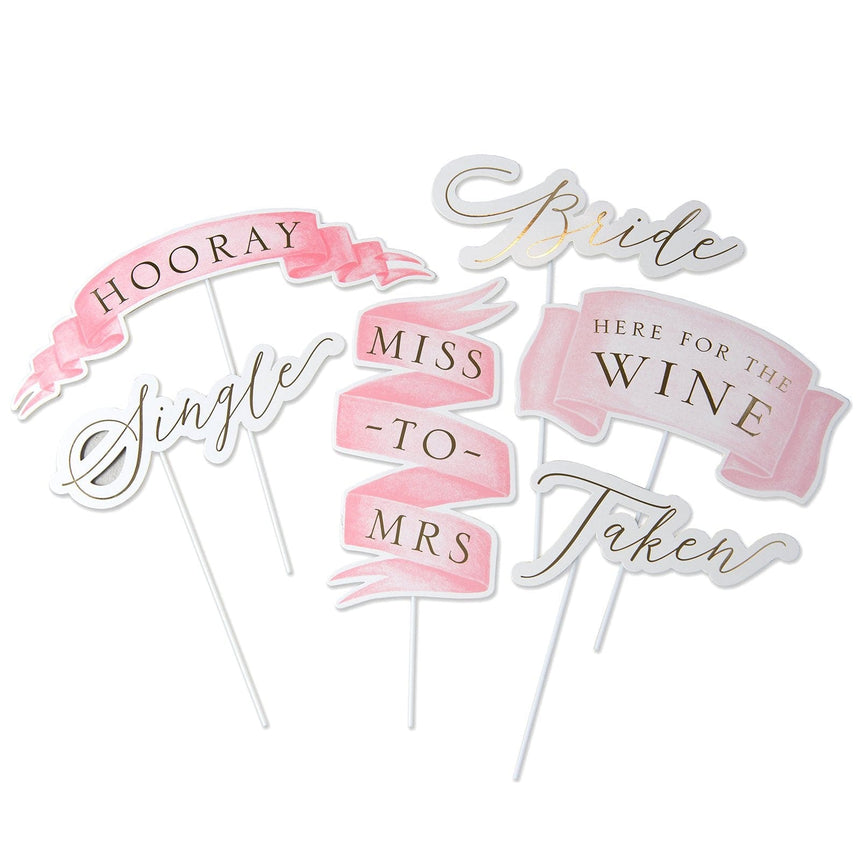 Girls Night Photo Booth Prop Kit - 10 Count Style Me Pretty Photo Props 35571