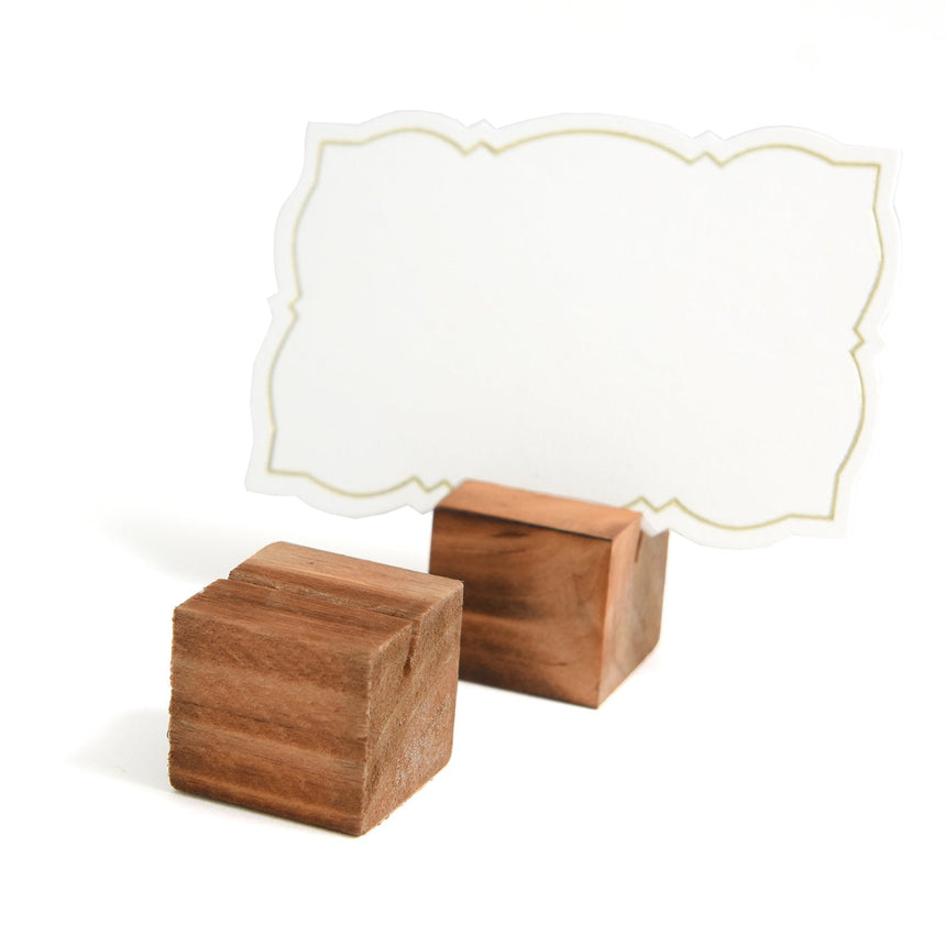 Wood Place Card Holders - 12 Count Style Me Pretty Place Cards Holder 36771