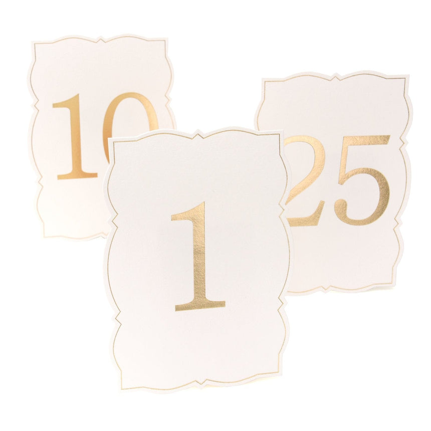 Ornate Wedding Table Numbers 1-25 Gold Style Me Pretty Table Numbers 37425