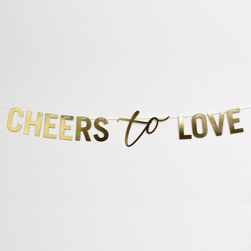 Cheers To Love Wedding Banner Style Me Pretty Banner 38159