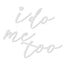 'I Do, Me Too' Shoe Decals Style Me Pretty Shoe Decals 38170