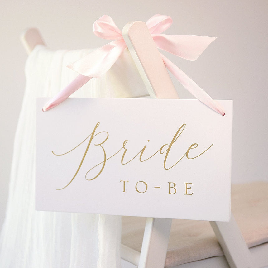 Bride To Be Chair Sign Style Me Pretty Chair Signs 39718