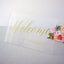 Acrylic and Gold Welcome Sign Style Me Pretty Sign 41832