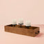 Wood Tray with Candle Stands Style Me Pretty Candle Holder 42088