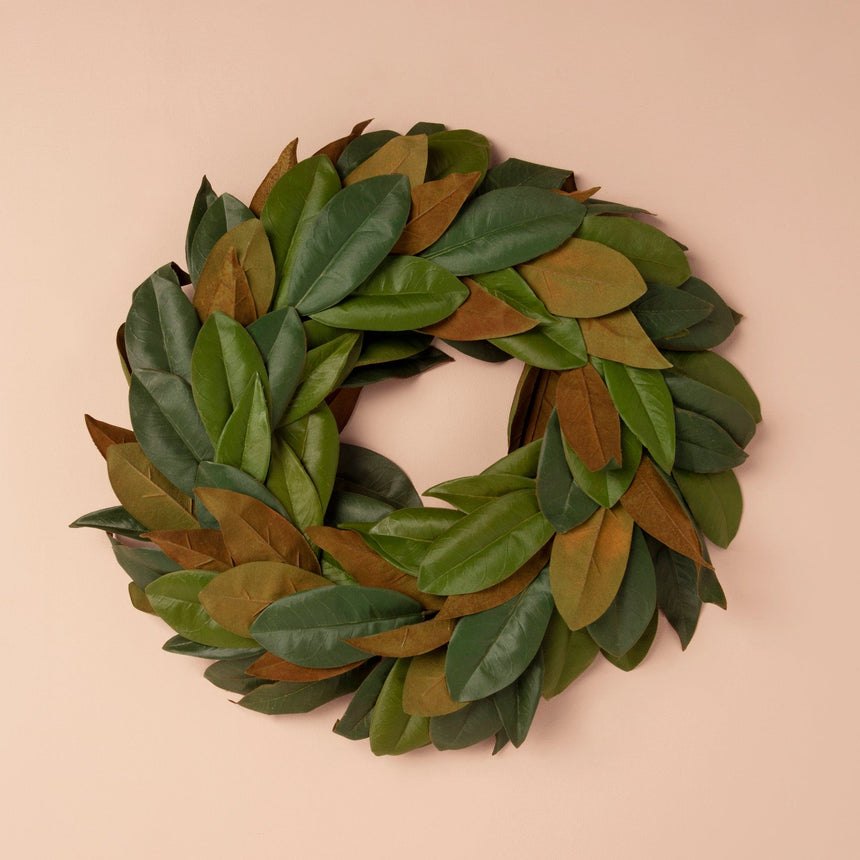 Faux Magnolia Wreath Style Me Pretty Wreath 42279