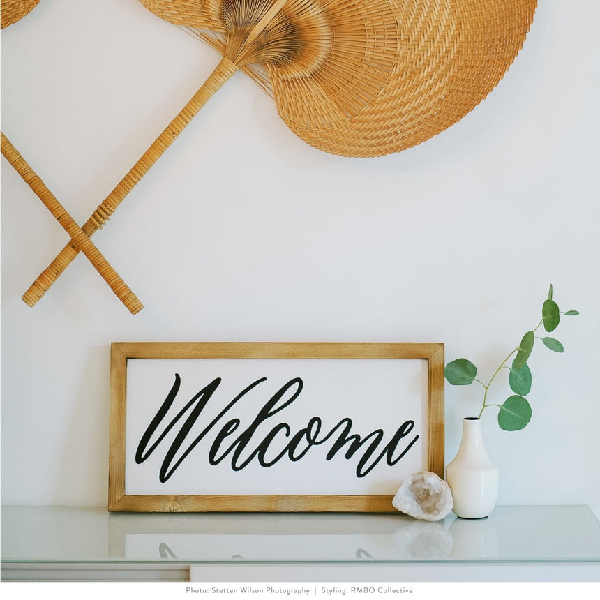 Farmhouse Style Welcome Sign Style Me Pretty Sign 42323