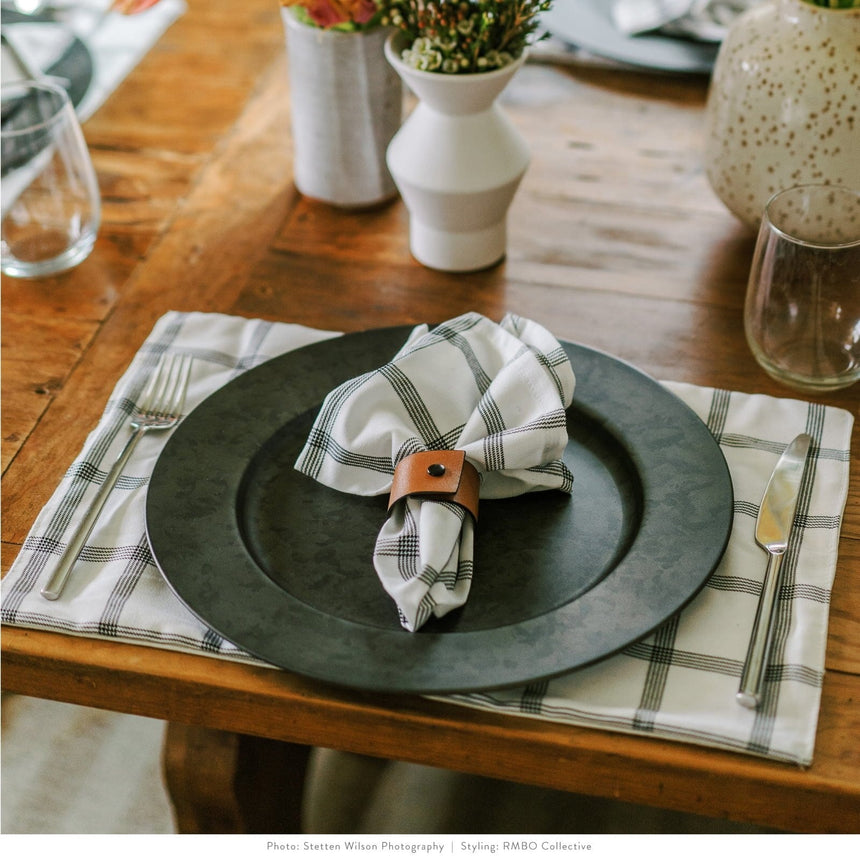 Windowpane Plaid Napkin Style Me Pretty Napkins634680942505