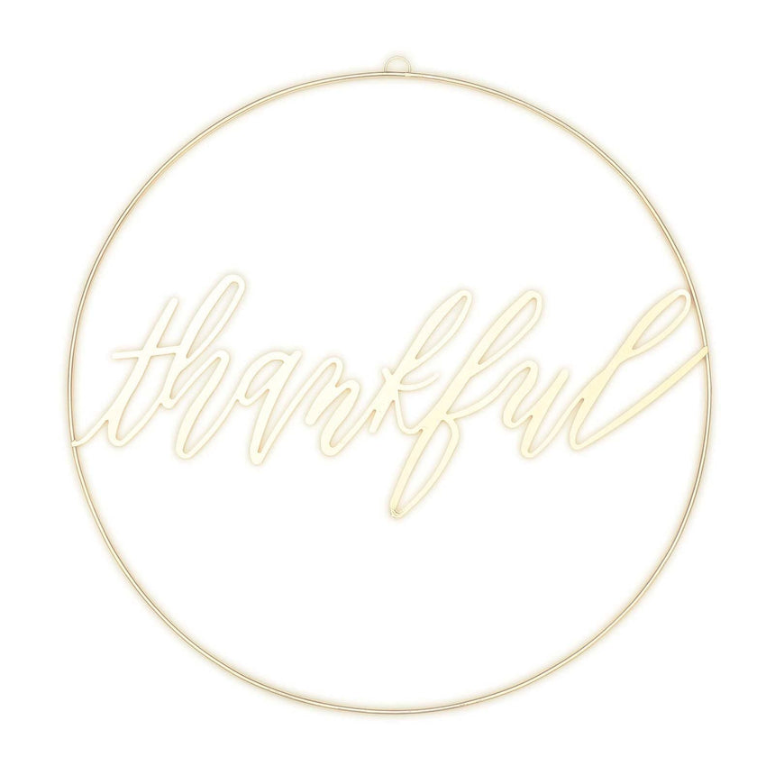 Thankful Decorative Sign Style Me Pretty Sign 44688