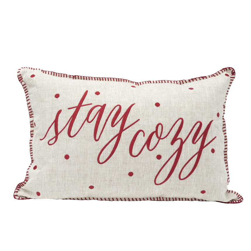 Stay Cozy Throw Pillow Style Me Pretty Pillow 45410