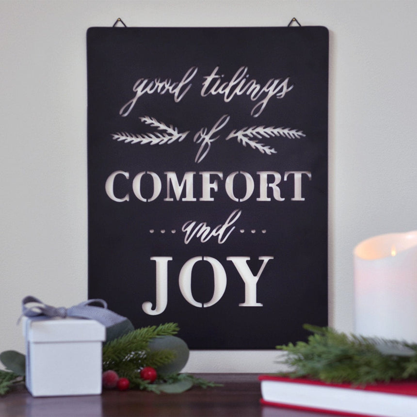 Comfort and Joy Sign Style Me Pretty Sign 45468