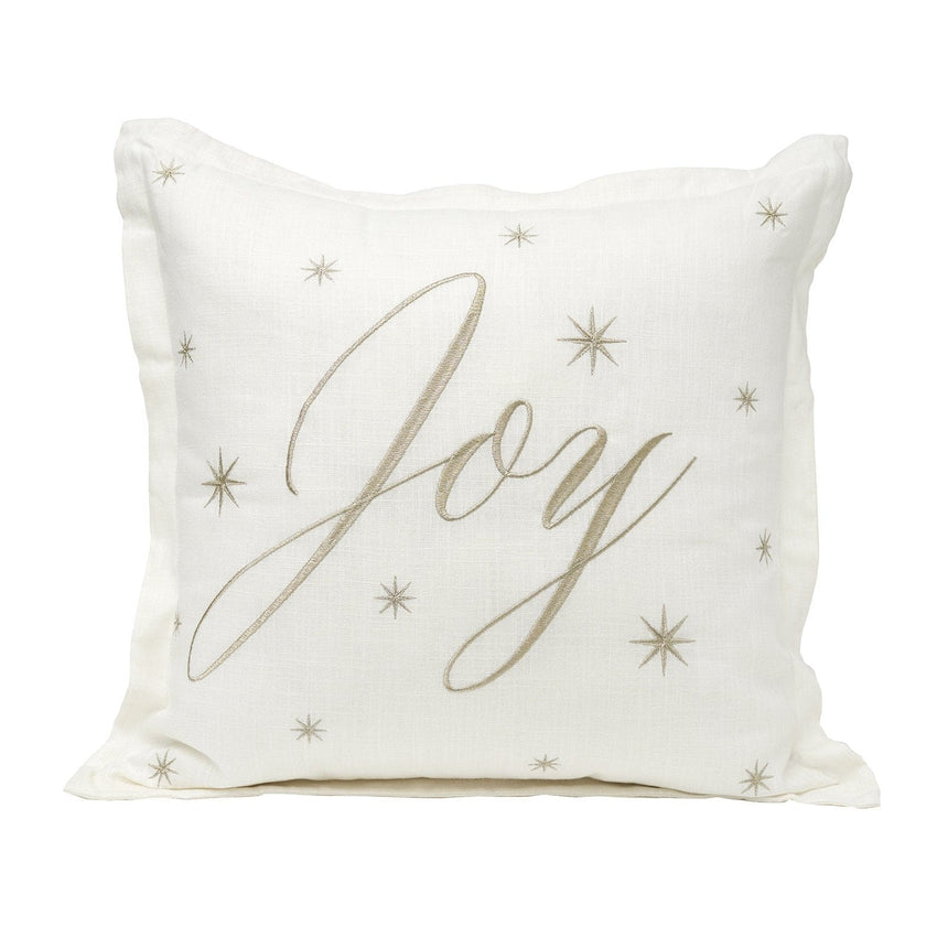 Joy Gold Throw Pillow Style Me Pretty Pillow 45542