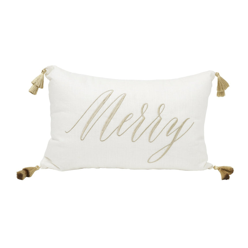 Merry Gold Throw Pillow Style Me Pretty Pillow 45543