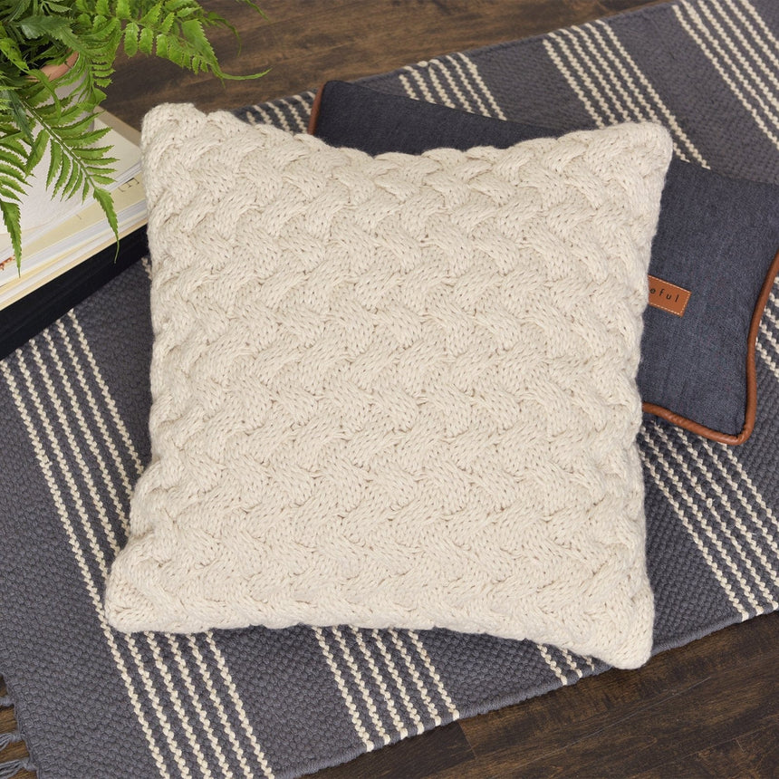 Sweater Knit Throw Pillow Style Me Pretty Pillow 45545