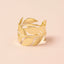 Gold Leaves Napkin Ring Style Me Pretty Napkin Ring