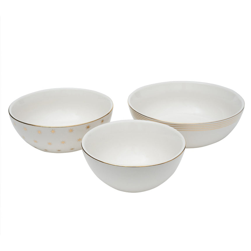 3 Count Serving Bowl Set Style Me Pretty Bowls 45614