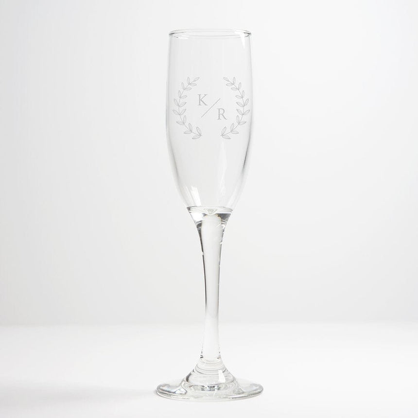 Custom Toasting Flute Style Me Pretty Drinking Glass 45631