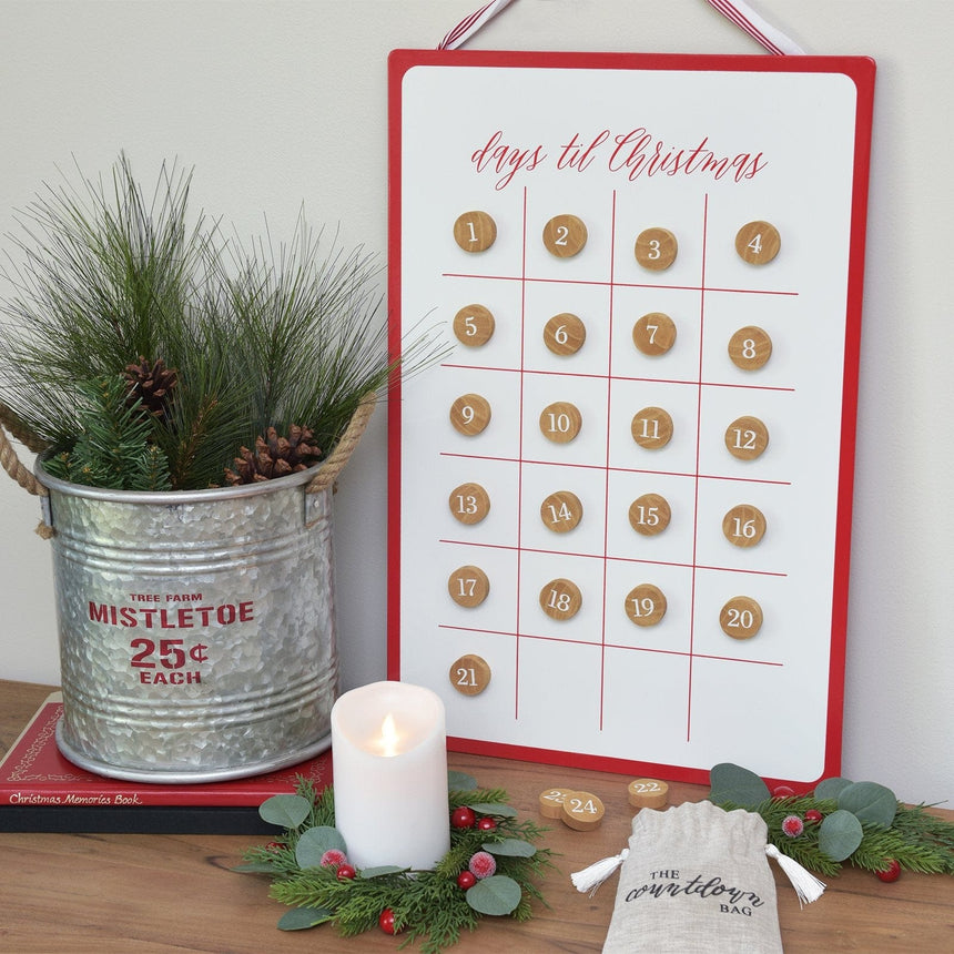 Traditional Advent Calendar with Magnets Style Me Pretty Calendar 45672