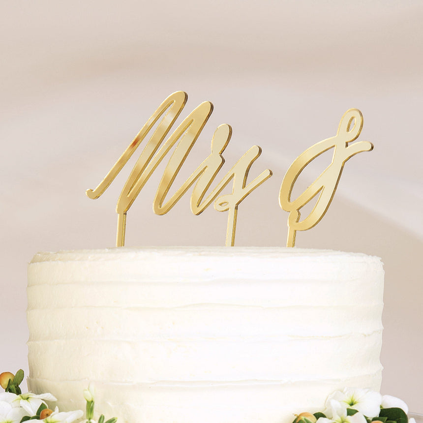 Mrs Cake Topper Style Me Pretty Cake Topper