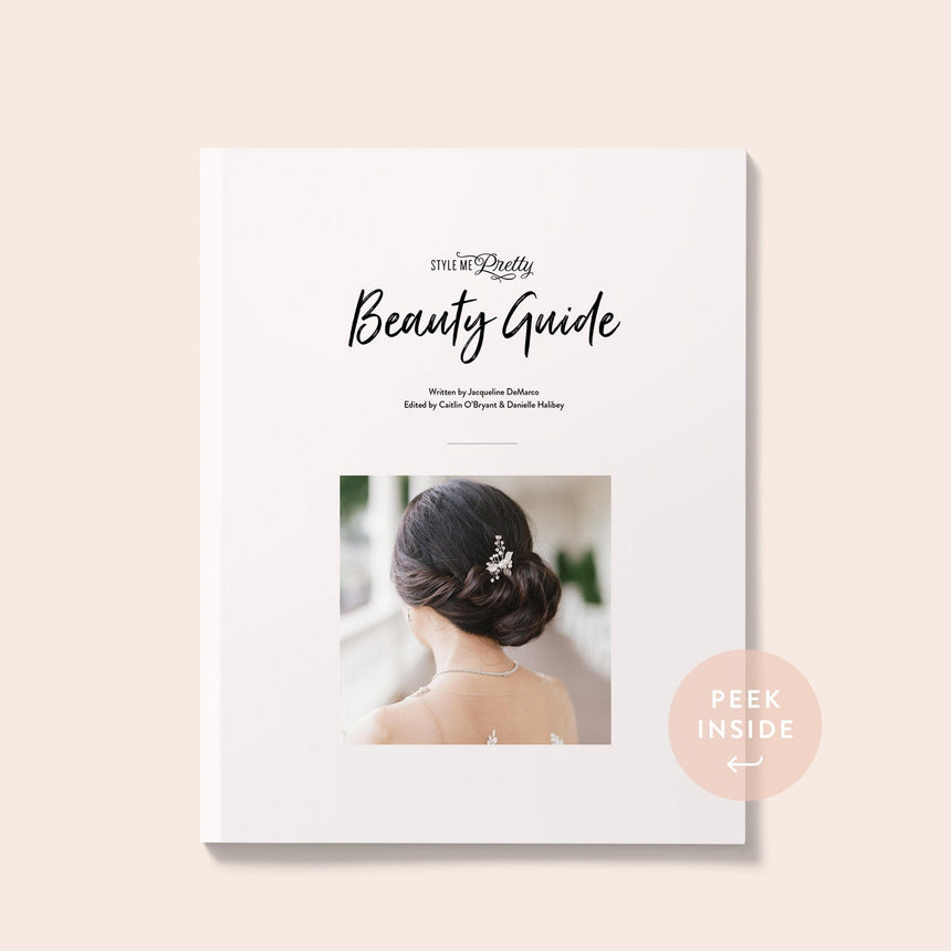 Beauty Guide Style Me Pretty Wedding Guide 88329